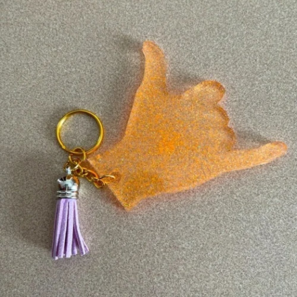 Handmade Hand Sign Keychains - Picture 2 of 8